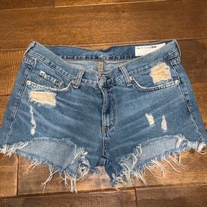 Rag & Bone Distressed Jean Shorts